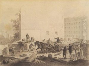 Hausbau In Charlottenburg by Friedrich Kaiser