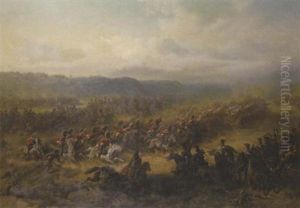 Battlefield Of Balaklawa At The Sapoune Heights On The Crim (25th Of October 1854)