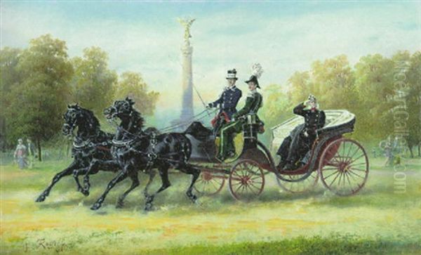 Seine Majestat Kaiser Wilhelm I. Auf Der Spazierfahrt - view 1