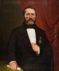 Bildnis Louis Wyrsch, Ritter Landaman by Karl Georg Kaiser