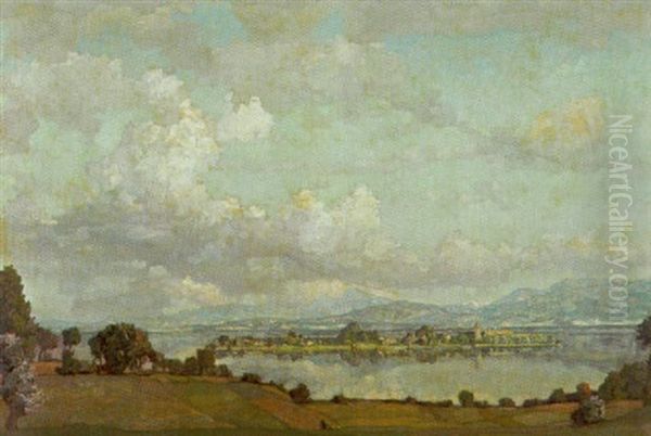 Blick Auf Die Fraueninsel Im Chiemsee - view 1