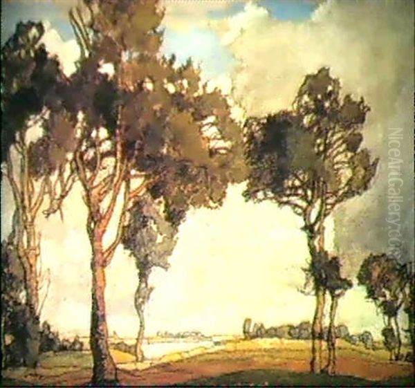 Baume Bei Aufziehendem Gewitter - view 1