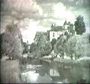 Augustiner-kloster An Der Altmuhl Bei Pappenheim by Richard Kaiser