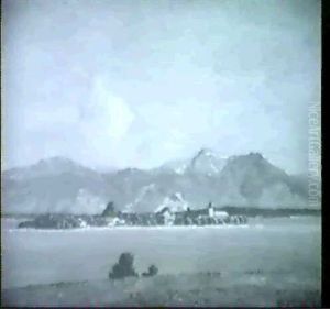 Der Chiemsee Mit Fraueninsel by Richard Kaiser