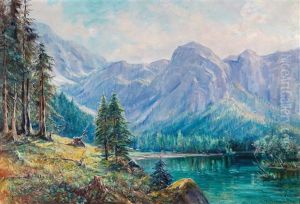 Hallstattersee With View Of The Dachstein