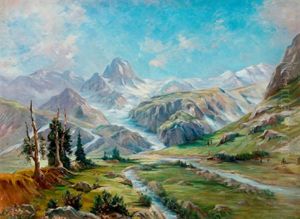 Hohe Tauern (goldberggruppe, Ursprung Der Aache - Nasfeld) by Carl Kaiser-Herbst