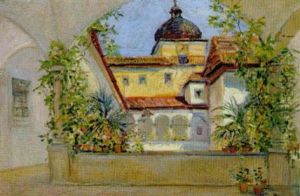 Burg Klam, Oberosterreich by Carl Kaiser-Herbst