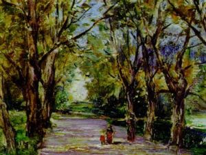 Spaziergang In Einer Allee Spaziergang In Einer Allee
