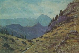 Gebirgslandschaft by Carl Kaiser-Herbst