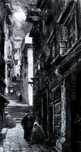 Schmale Gasse by Carl Kaiser-Herbst