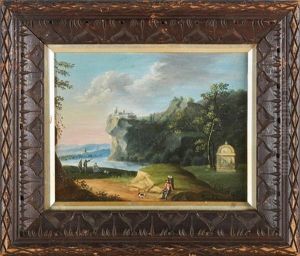 Landscape With Figures by Franz Kaisermann