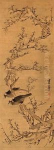 Mynah Birds And Plum (pair) Mynah Birds And Plum (pair)