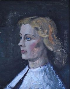 Portrait Of A Woman by Frantisek Kalab