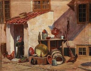 Street View With A Woman