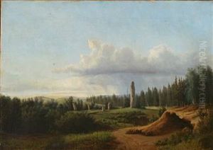 Jaette Stuerne Ved Jaegerspris, Denmark by Isidor Kalckar