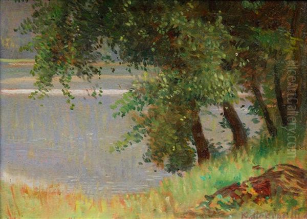 Trees By The Waterside - view 1