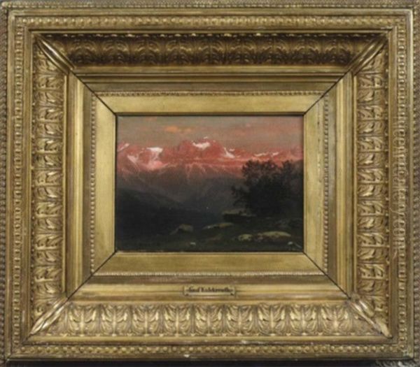 Gebirgslandschaft Im Abendlicht - view 1