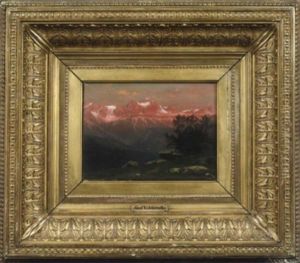 Gebirgslandschaft Im Abendlicht by Stanislas Graf Von Kalckreuth