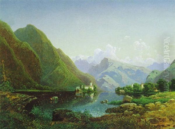 Blick Auf Schlos Orth Am Traunsee - view 1