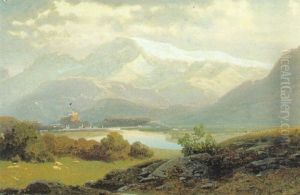 Blick Auf Salzburg Und Den Untersberg by Stanislas Graf Von Kalckreuth