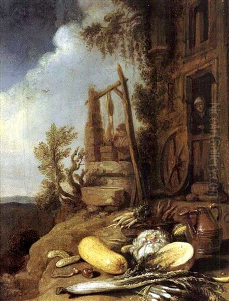 Scene De Cour De Ferme - view 1