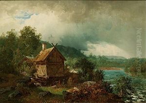 Landskap Med Bod by Anders Hanson Kallenberg