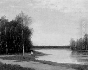 Kvinna Vid Sjokant by Anders Hanson Kallenberg