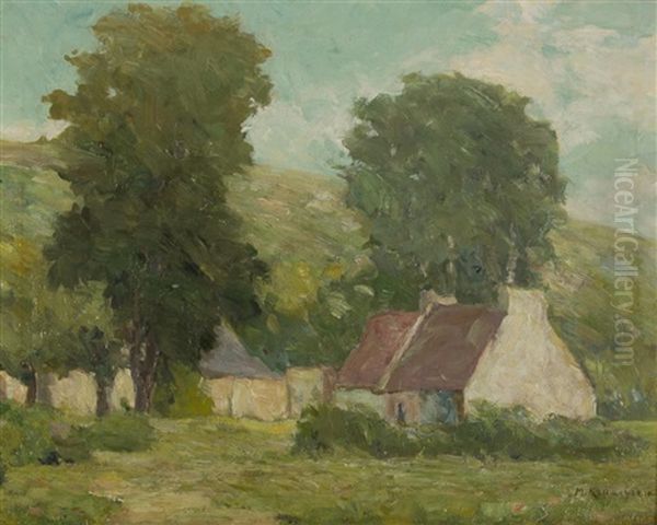 Summer Cottage Scene - view 1