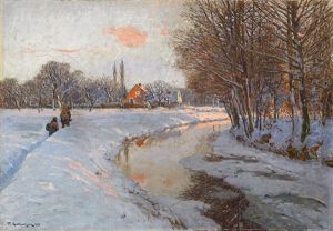 Winterabend. An Der Pfinz In Gottingen thumbnail