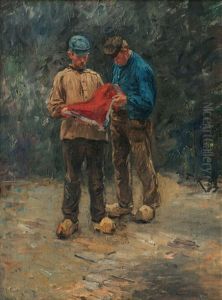 Dutch Fishermen by Friedrich Kallmorgen