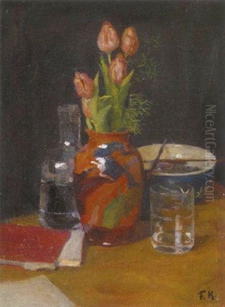 Stilleben Mit Tulpen In Einer Vase - view 1