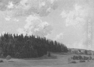 Bei Hinterzarten Im Schwarzwald by Friedrich Kallmorgen