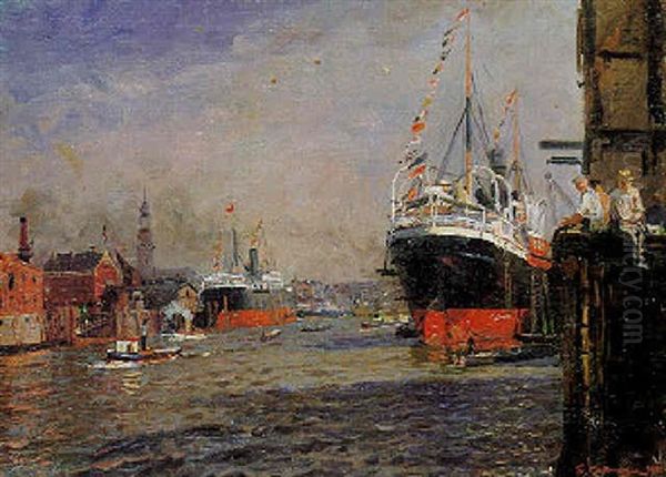 Ein Sonniger Tag Im Hamburger Hafen - view 1