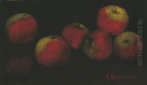 Still Life With Apples by Alexandros Kalloudis
