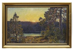 Tallar I Kustlandskap by Gottfrid Kallstenius