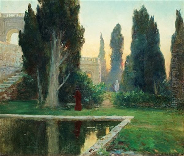 Villa D'este At Sunset - view 1