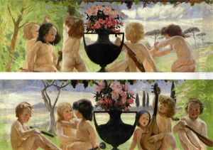 Musicerande Amoriner (pair Of Wall Panels) Musicerande Amoriner (pair Of Wall Panels)