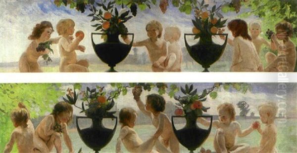 Skordande Amoriner (pair Of Wall Panels) - view 1