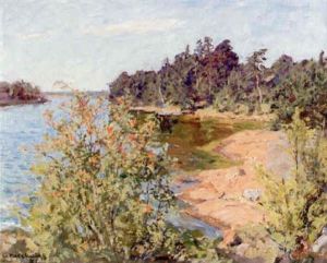 Skargardslandskap by Gottfrid Kallstenius