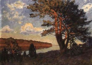 Skargardslandskap by Gottfrid Kallstenius