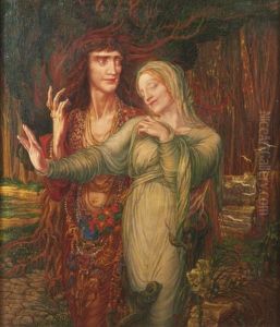 La Tentation by Nicolai Konstantinovich Kalmakov