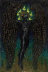L"ange Rebelle by Nicolai Konstantinovich Kalmakov