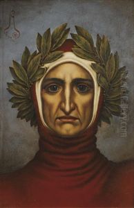 Portrait Of Dante Alighieri by Nicolai Konstantinovich Kalmakov