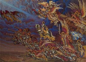 The Triumph Of Joan Of Arc by Nicolai Konstantinovich Kalmakov