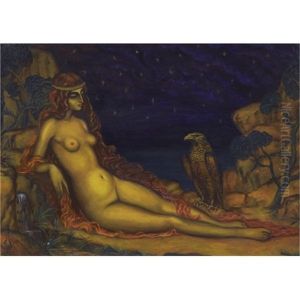 Nude With Eagle