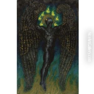 L'ange Rebelle by Nicolai Konstantinovich Kalmakov