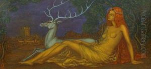 Jeune Femme Au Cerf Jeune Femme Au Cerf
