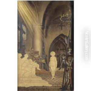 Joan Before The Judges by Nicolai Konstantinovich Kalmakov