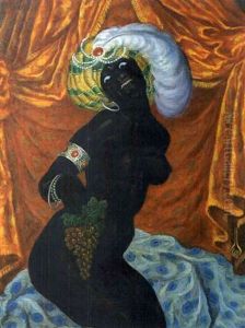 Femme Noire Aux Raisins by Nicolai Konstantinovich Kalmakov