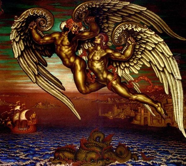 Icarus And Daedalus - view 1